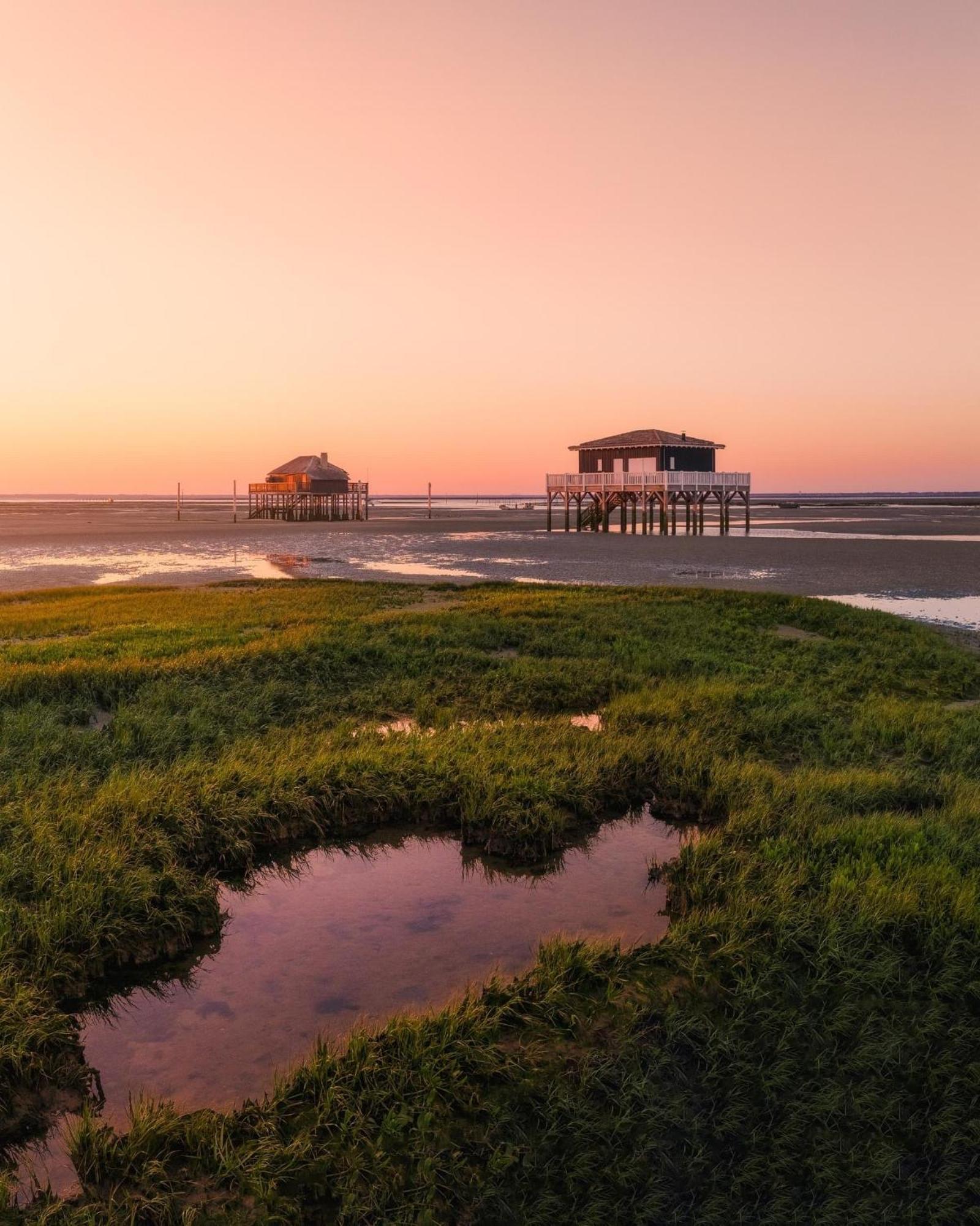 Cocon entre presqu'île du Cap Ferret et plages océanes - terrasse - vélo gratuit Ares Extérieur photo