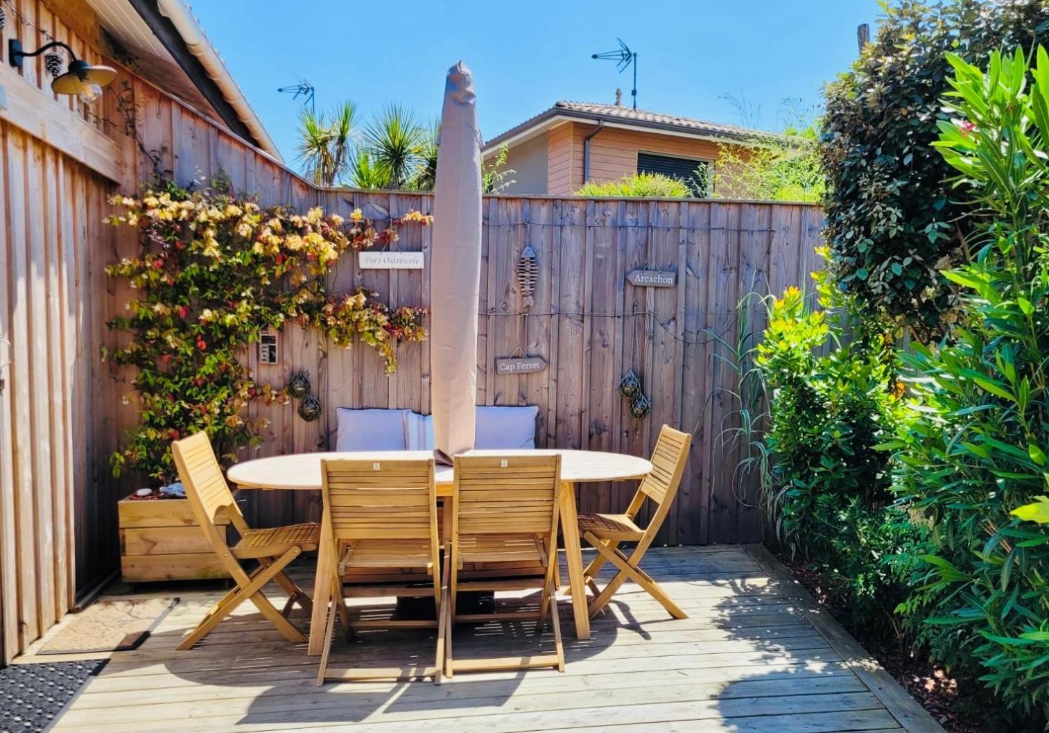Cocon entre presqu'île du Cap Ferret et plages océanes - terrasse - vélo gratuit Ares Extérieur photo